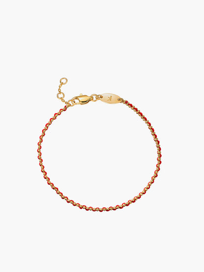 Bracelet de Charme en Fil Rouge Protégé Halo