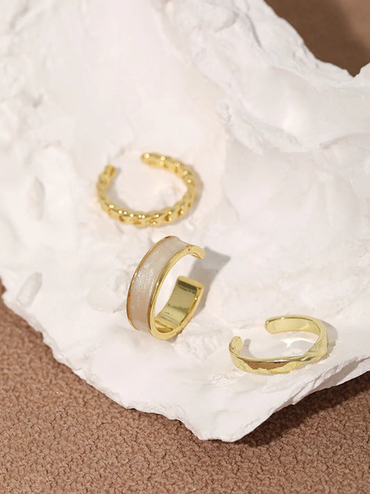 Bagues de Luxe Got You Round (3 Pcs)