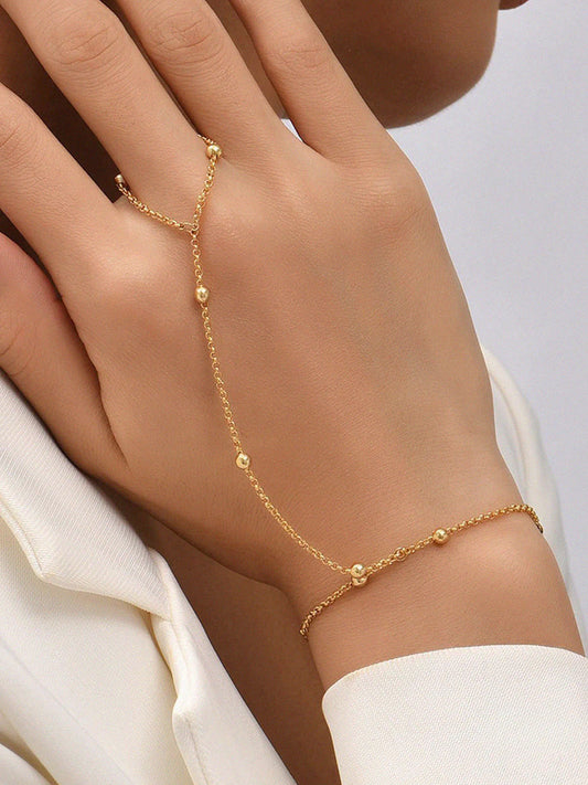 Bracelet Mitaines Chaîne de Perles Mecca