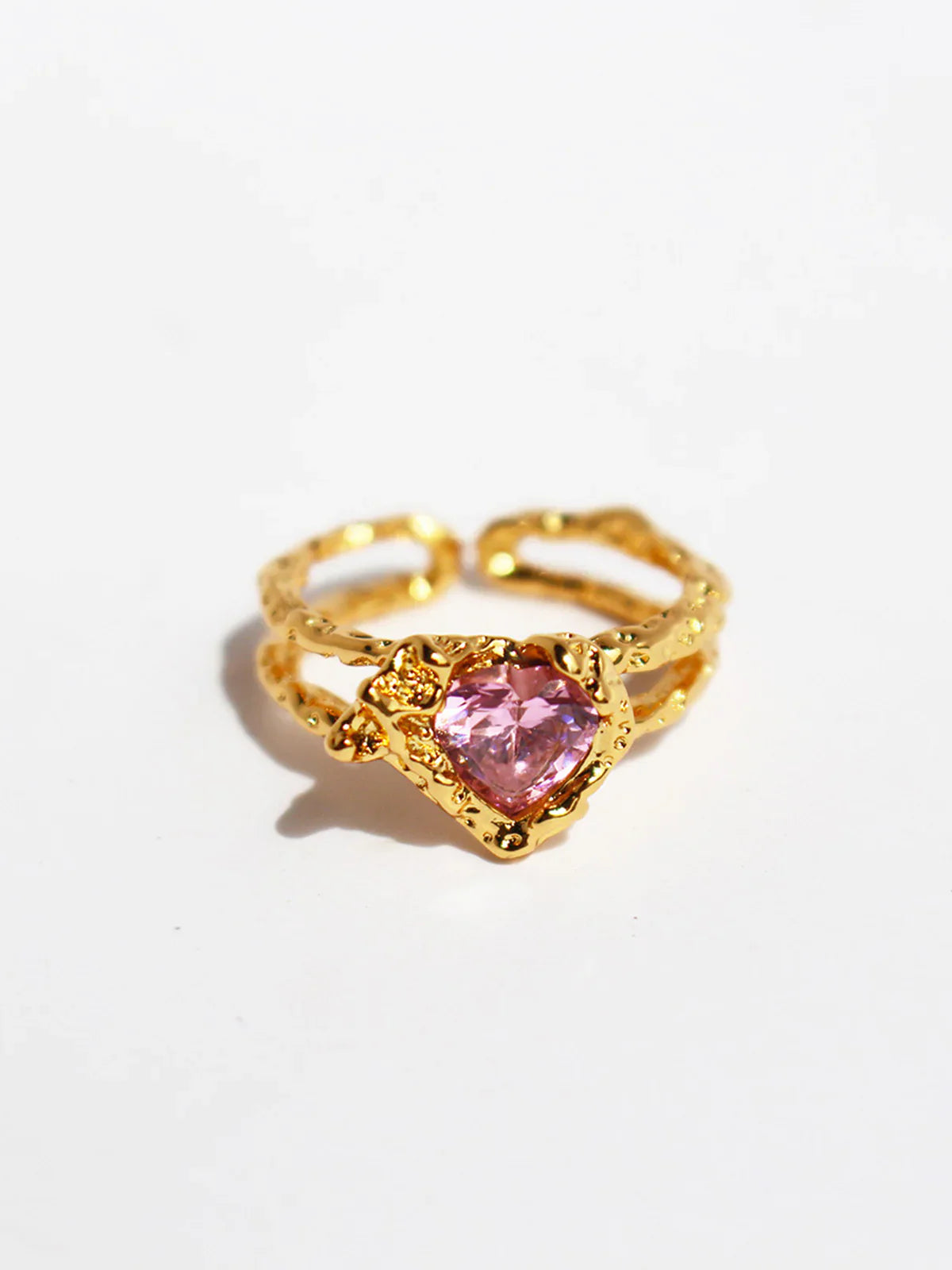 Bague en Rhinestones Cœur Melody