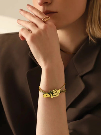 Bracelet Triple Chaîne Unisexe Skye