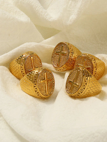 Bague Croisée Dorée Selly