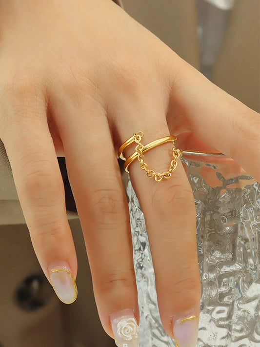 Mi Amor Bague à Double Couche