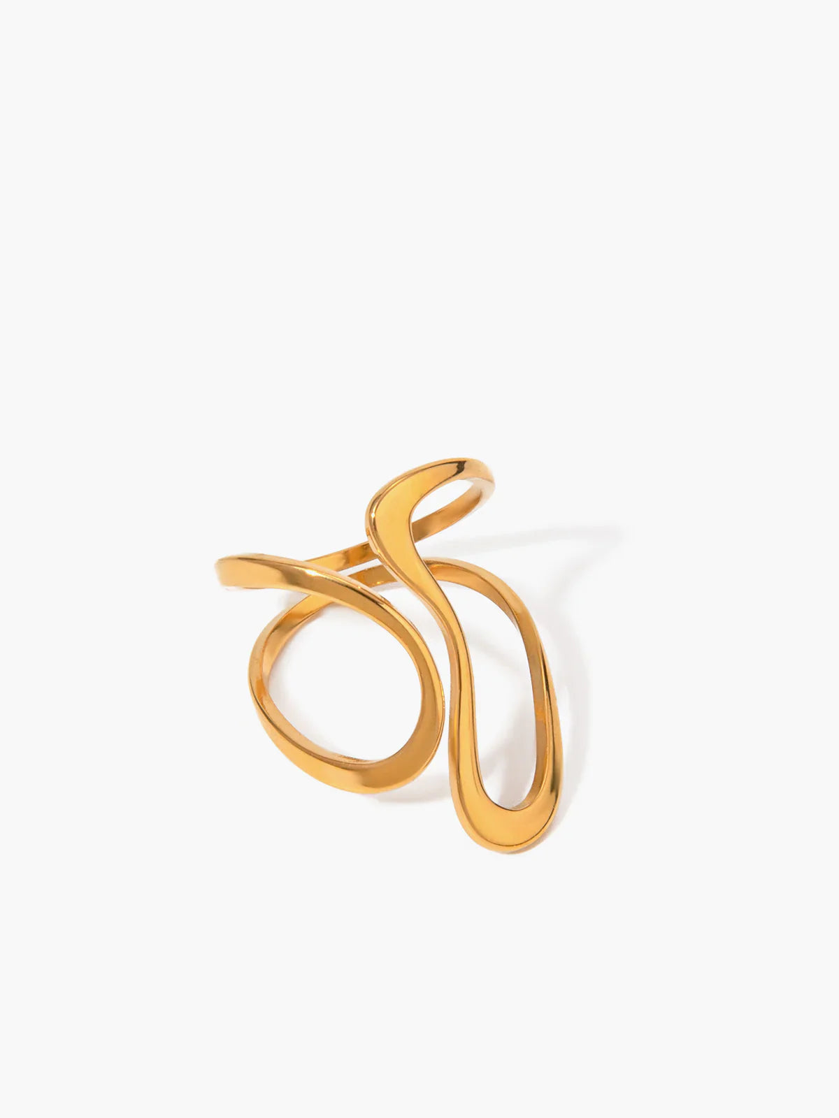 Bague Ouverte Roma Irregulière en Or