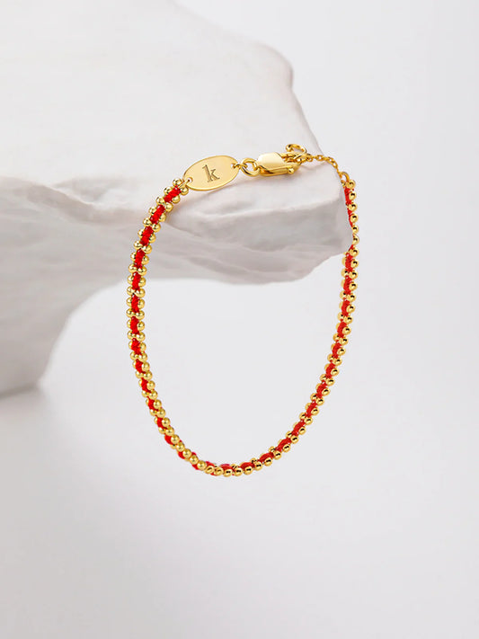 Bracelet de Charme en Fil Rouge Protégé Halo