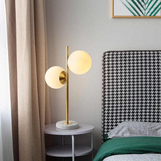Ballzo Lampe de Table LED Sans Fil – Design Élégant en Aluminium avec Dimmable à 3 Niveaux et Chargement USB