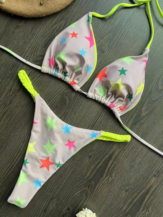 Bikini Triangle Imprimé
