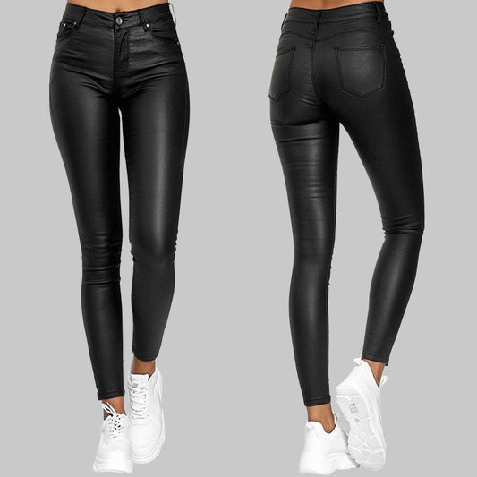 Isabelle - Pantalon Slim En Cuir