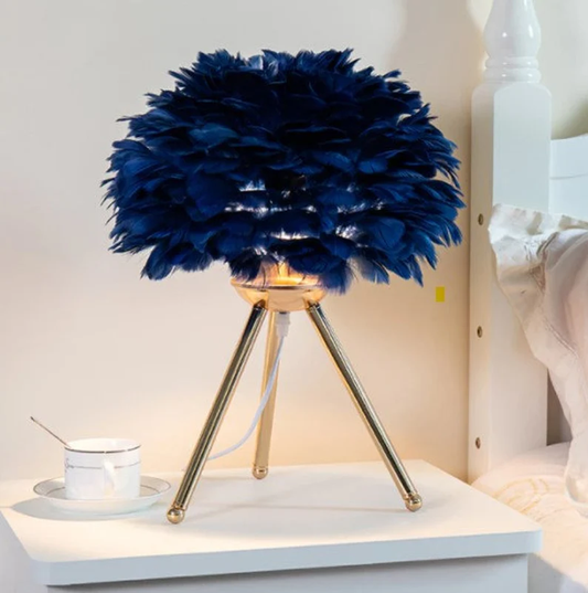 Lampe de table Blossom – Design élégant en forme de plume avec lumière dimmable