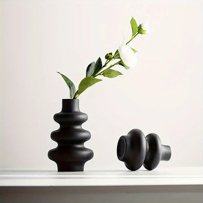 Flair Boho avec le vase en céramique spiral – Parfait pour une décoration moderne et rustique