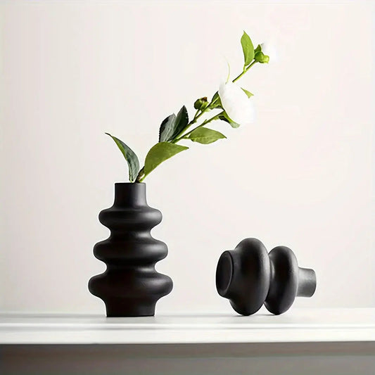 Flair Boho avec le vase en céramique spiral – Parfait pour une décoration moderne et rustique