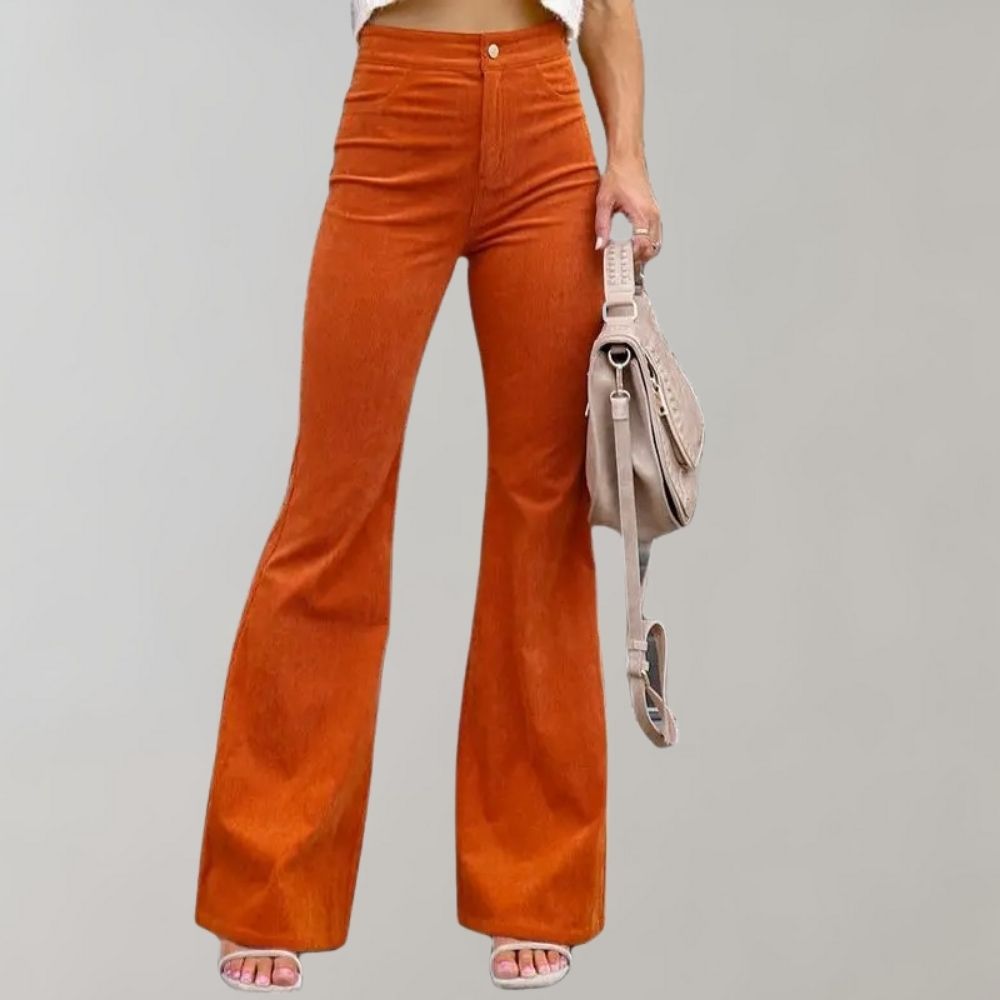 Chloé - Pantalon Évasé En Velours Côtelé