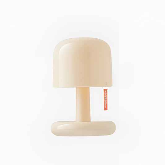 Lampe de table Canis Touch-Dimmable – Design moderne en ivoire, lumière LED, alimentée par batterie