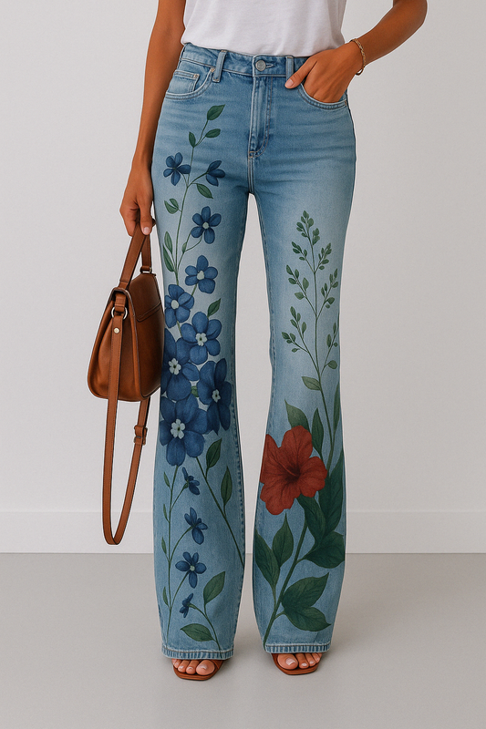Sylvia™ Pantalons Évasés