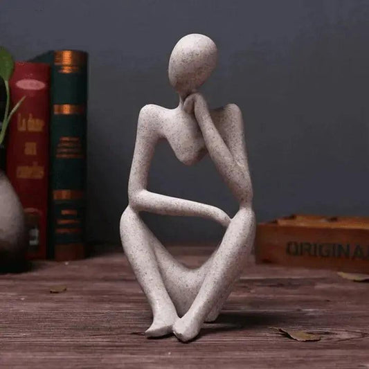 Sculpture Élégante "Le Penseur" – Décoration Unique pour la Maison & le Bureau