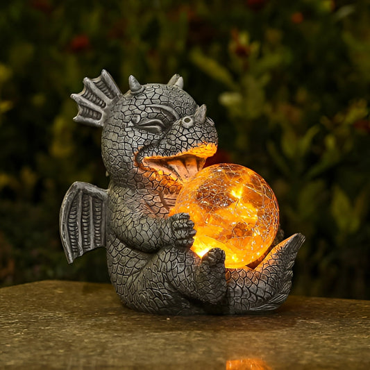 Lampe de table LED en forme de dragon – Rechargeable, alimentée par solaire, décoration unique pour chambre ou salon