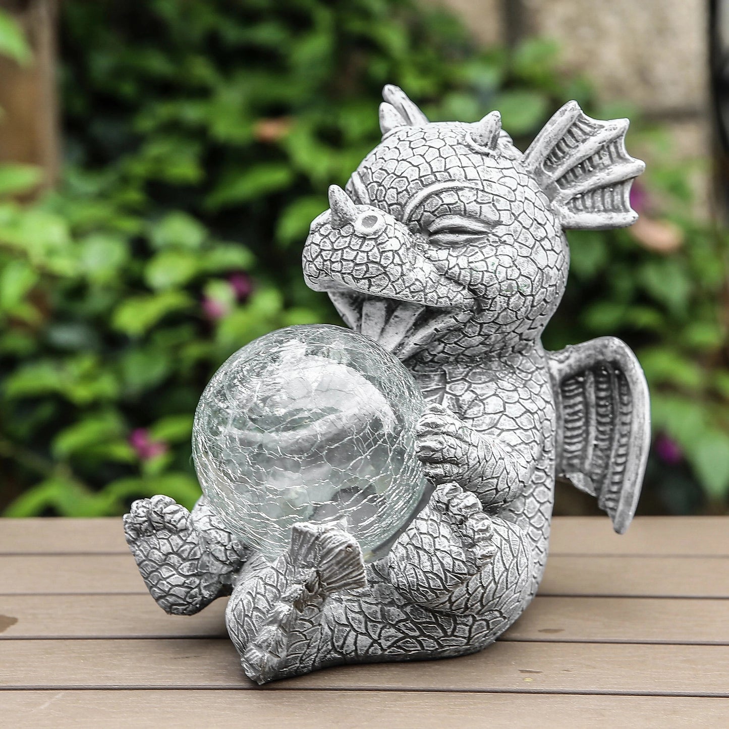 Lampe de table LED en forme de dragon – Rechargeable, alimentée par solaire, décoration unique pour chambre ou salon