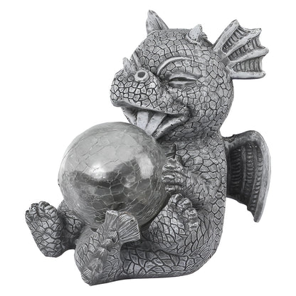Lampe de table LED en forme de dragon – Rechargeable, alimentée par solaire, décoration unique pour chambre ou salon