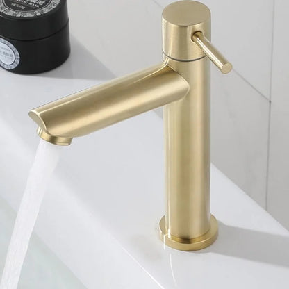 Robinet de Salle de Bain en Acier Inoxydable – Design Monocommande Durable et Moderne
