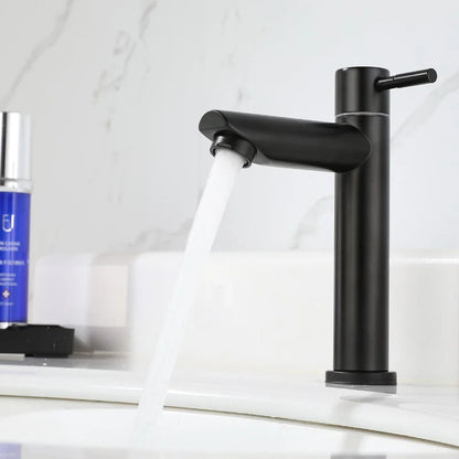 Robinet de Salle de Bain en Acier Inoxydable – Design Monocommande Durable et Moderne