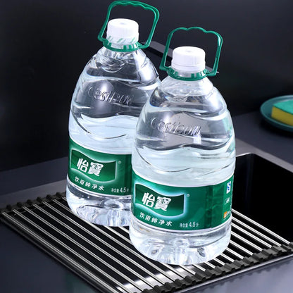 Égouttoir de cuisine en acier inoxydable – Pliable, Durable et Gain de Place