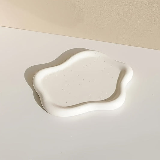 Bol en céramique en forme de nuage unique – Organisateur de bijoux élégant