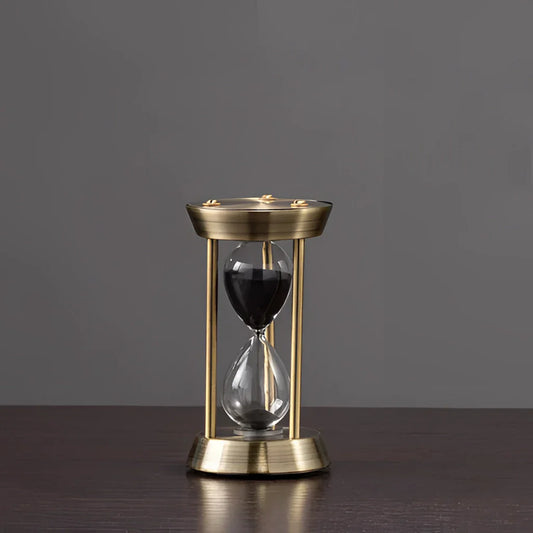 Horloge de Sable Globale Élégante – Design Nordique Vintage pour une Décoration de Maison et de Bureau Stylée