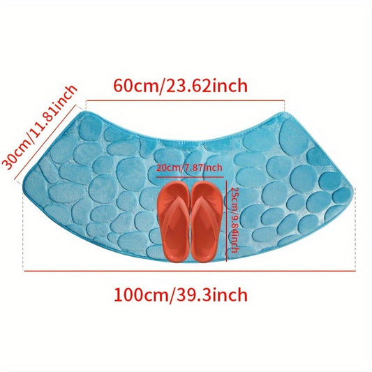 Tapis de bain Eva – Motif de carrelage élégant avec dos antidérapant et haute capacité d'absorption