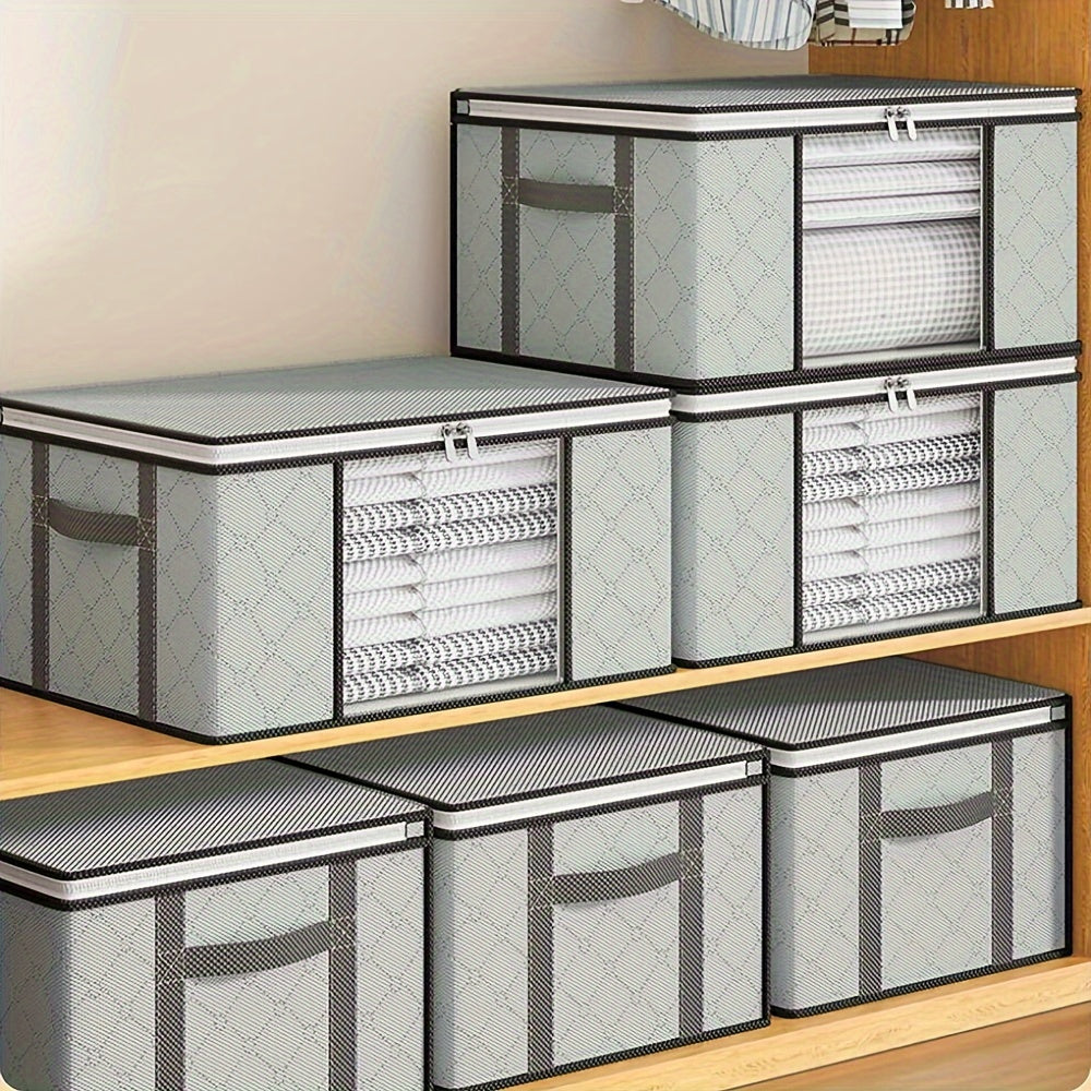 Sacs de rangement pliables pour couettes et vêtements – Robustes et gain de place, set de 4