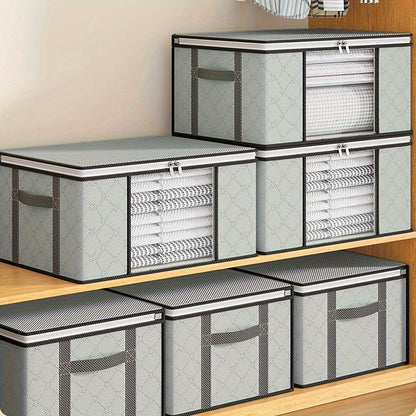 Sacs de rangement pliables pour couettes et vêtements – Robustes et gain de place, set de 4