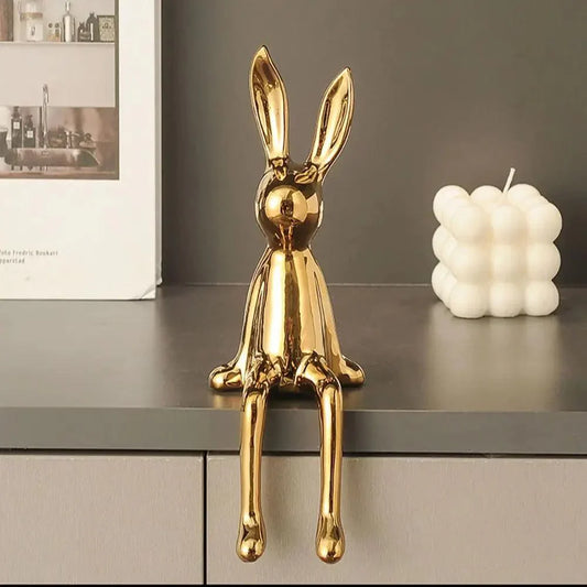 Ornement de Lapin Coloré – Décoratif et Ludique pour un Intérieur Moderne