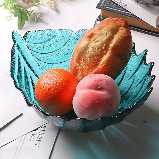 Saladier FeatherGlass adapté aux micro-ondes – Élégant saladier en verre avec motif de plumes