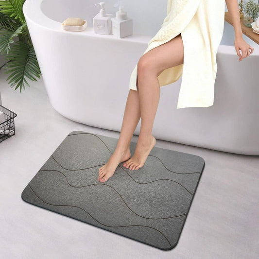 Tapis de Bain Feline Doux – Confort Luxueux & Absorption Rapide de l'Eau avec Design Antidérapant