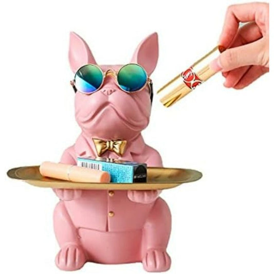 Statue de rangement Fenna Bulldog – Organisateur décoratif inspiré de l'Art Déco pour la maison