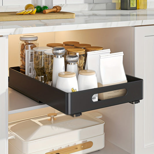 Organisateur de Placard Extensible Fleur – Solution de Rangement Intelligente pour Ustensiles de Cuisine