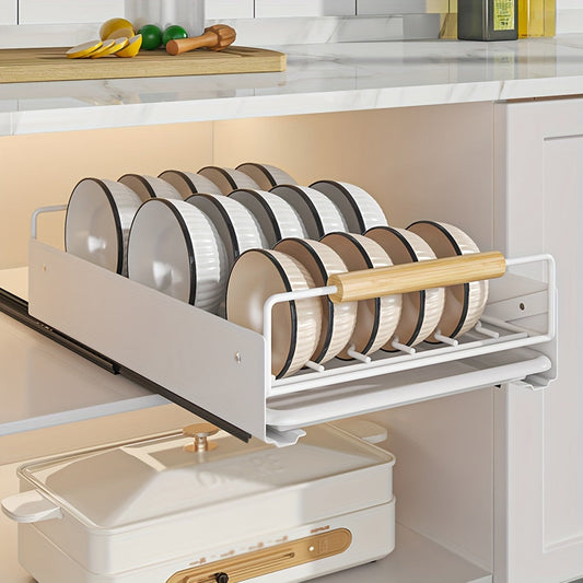 Organisateur de Placard Extensible Fleur – Solution de Rangement Intelligente pour Ustensiles de Cuisine