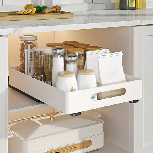 Organisateur de Placard Extensible Fleur – Solution de Rangement Intelligente pour Ustensiles de Cuisine