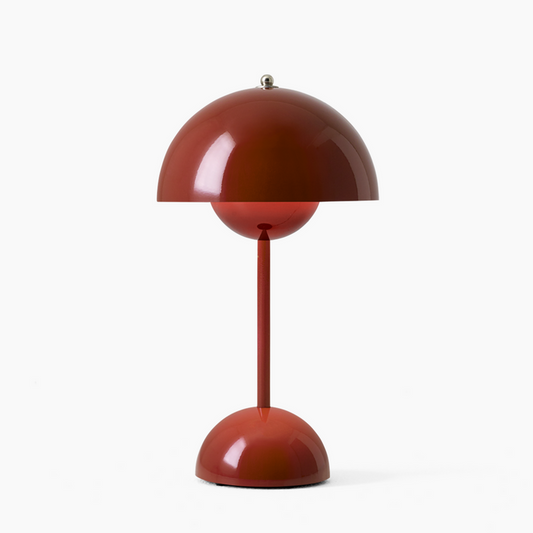 Lampe de table LED Fleur - Design sans fil élégant, Style iconique des années 60, Lumière dimmable, Décoration intérieure moderne