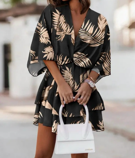 Valeria - mini robe florale bohème