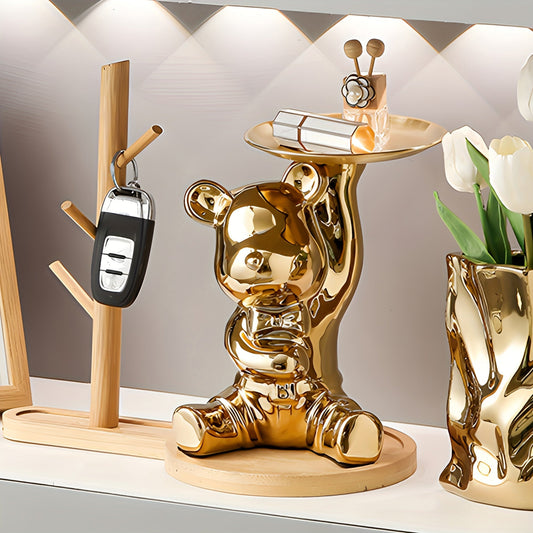 Grand bol en céramique – Organisateur élégant pour bijoux et accessoires
