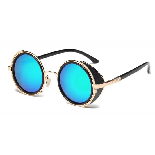 Lunettes de soleil rondes teintées rétro