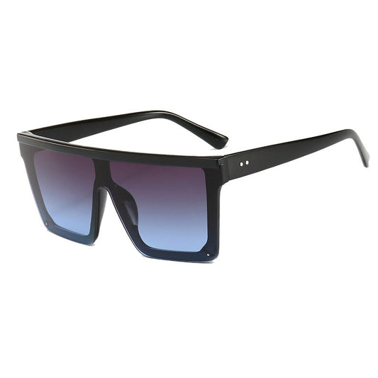 Lunettes de soleil classiques à miroir carré
