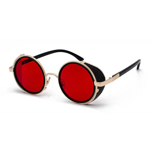 Lunettes de soleil rondes teintées rétro