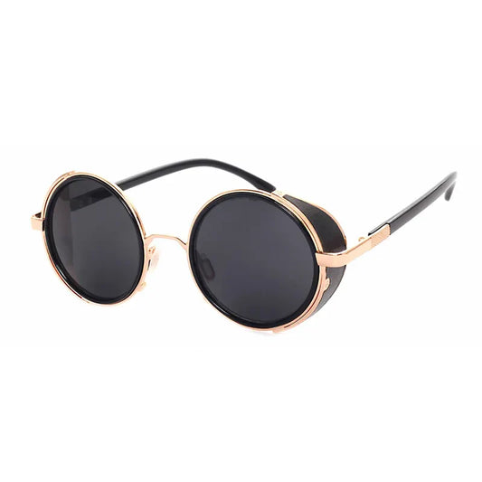 Lunettes de soleil rondes teintées rétro