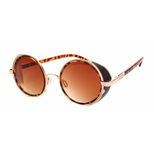 Lunettes de soleil rondes teintées rétro