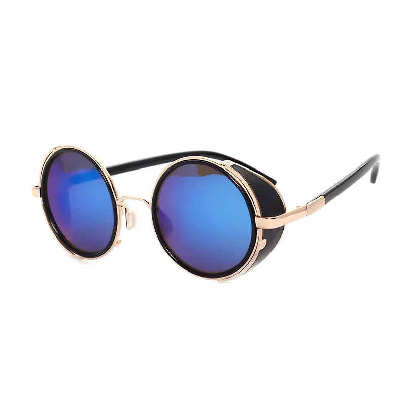Lunettes de soleil rondes teintées rétro