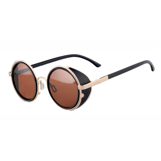 Lunettes de soleil rondes teintées rétro