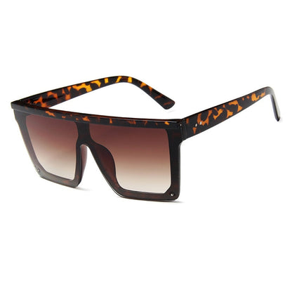 Lunettes de soleil classiques à miroir carré