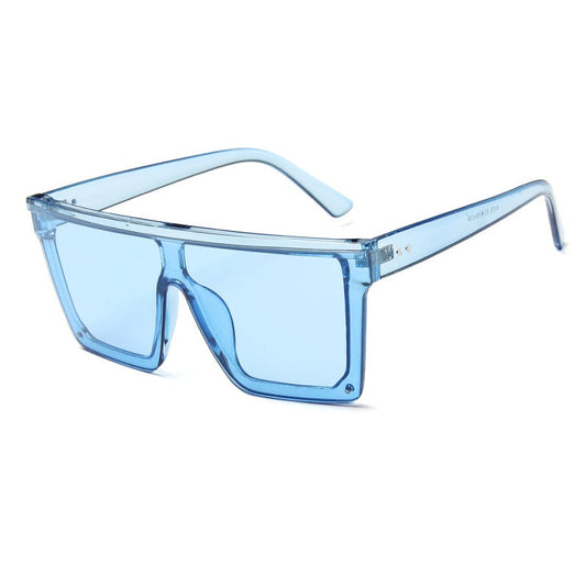 Lunettes de soleil classiques à miroir carré