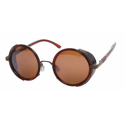 Lunettes de soleil rondes teintées rétro